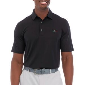 Greg Norman Black Short Sleeve Polo